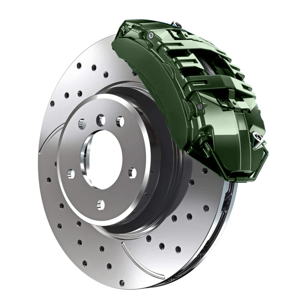 175-6175 Mercedes Kryptonite Green Custom Color Match Brake Caliper Paint