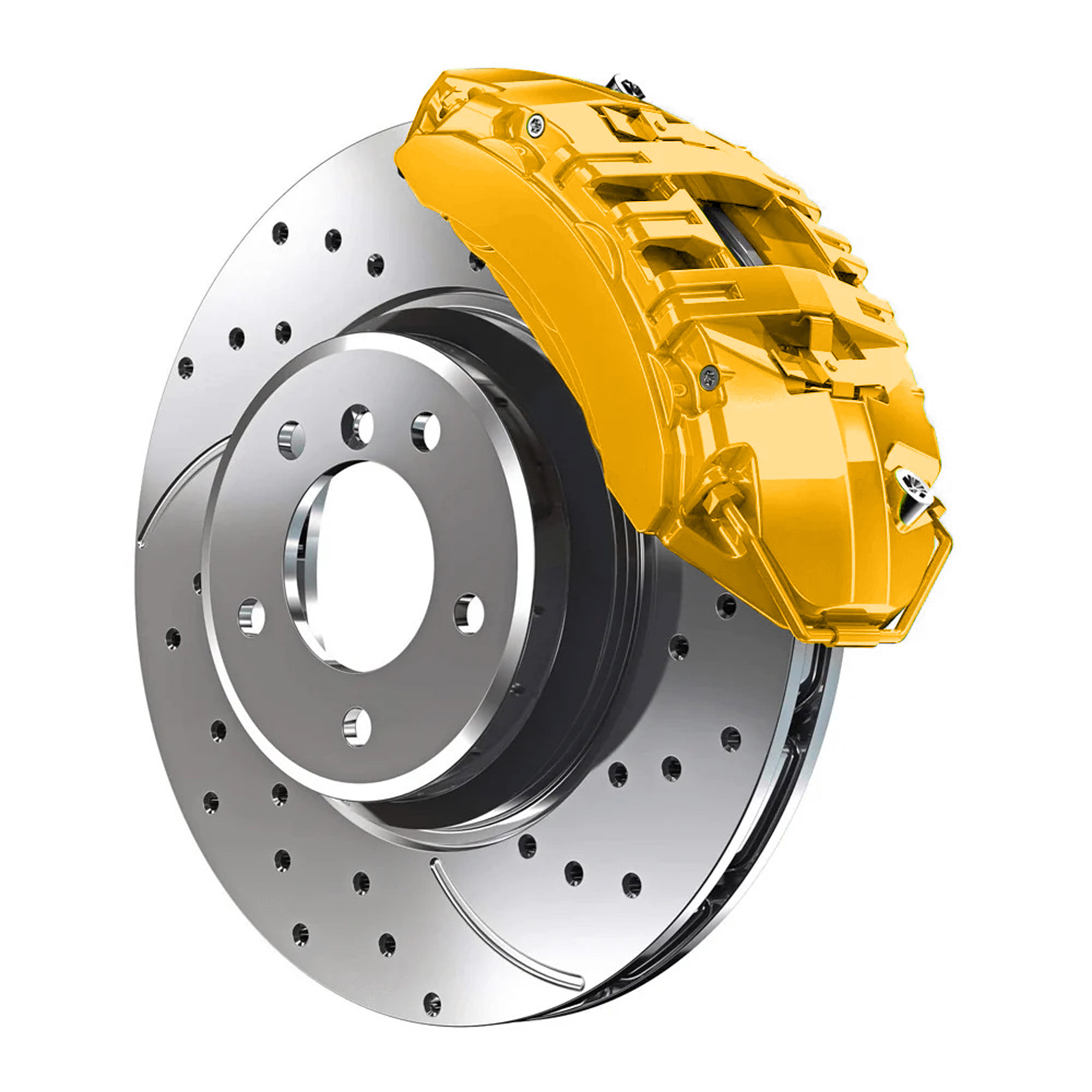 0113 Lamborghini Giallo Horus Custom Color Match Brake Caliper Paint
