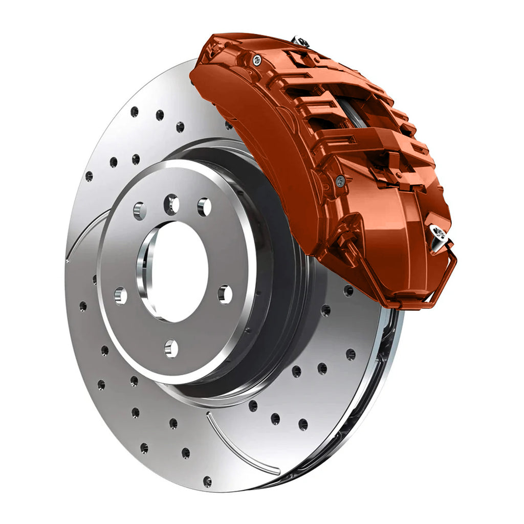 C1X BMW Sunset Orange Metallic Custom Color Match Brake Caliper Paint