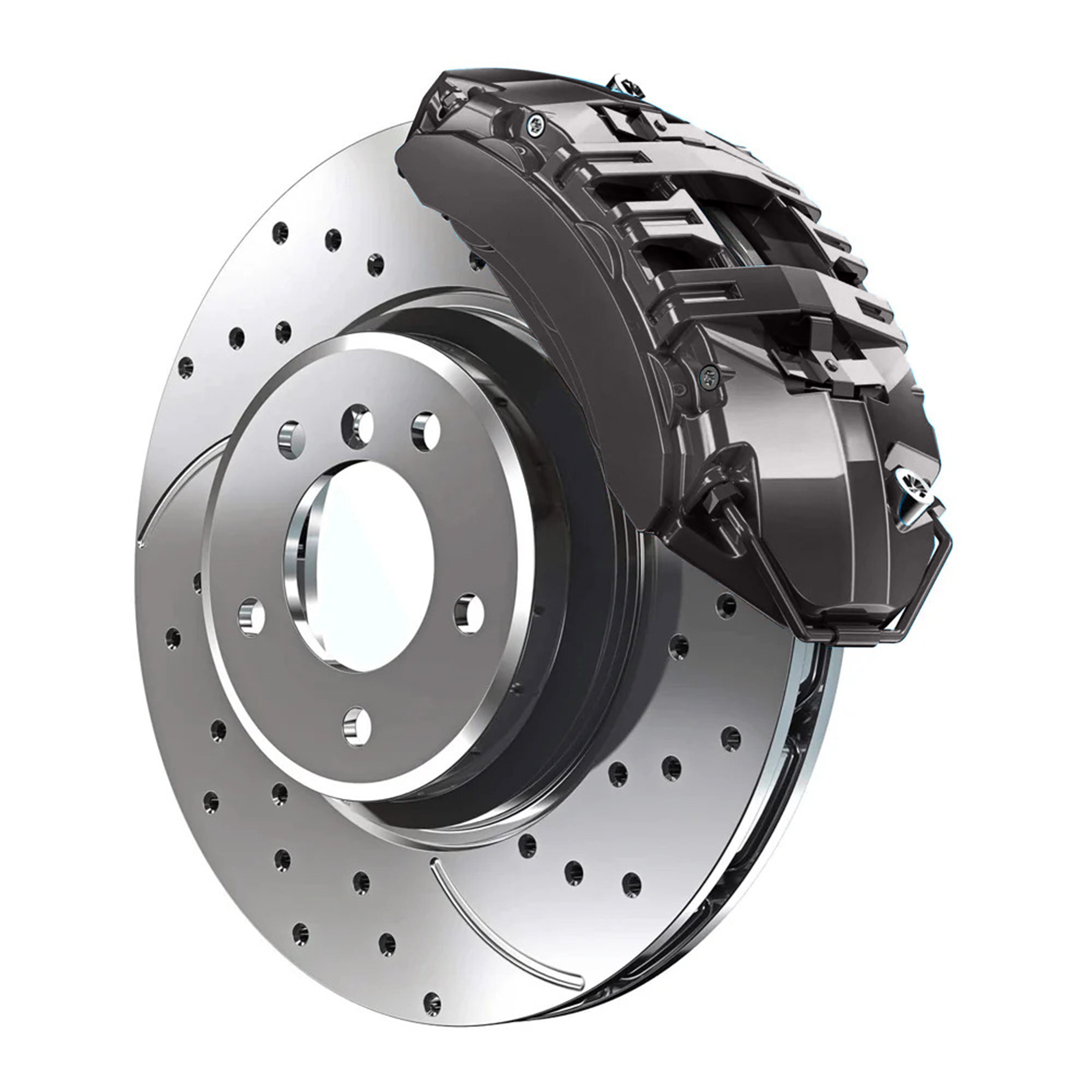 C7S Kia Wolf Gray Metallic Custom Color Match Brake Caliper Paint